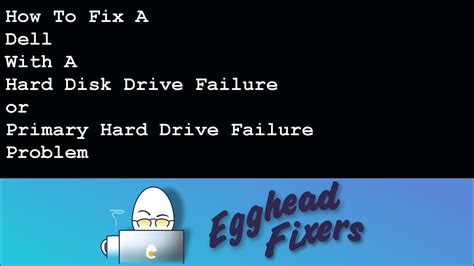 dell hard drive test failure|fix hard drive problems dell.